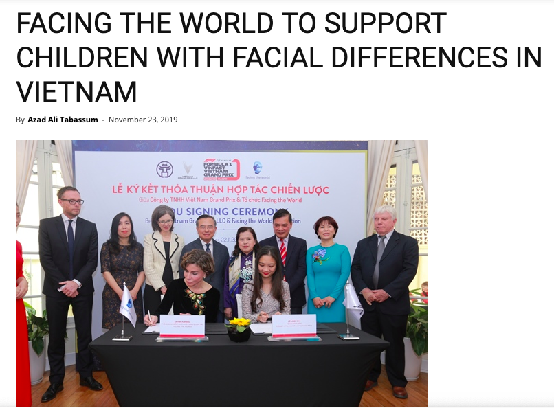 facing the world to support children with facial differences in vietnam
